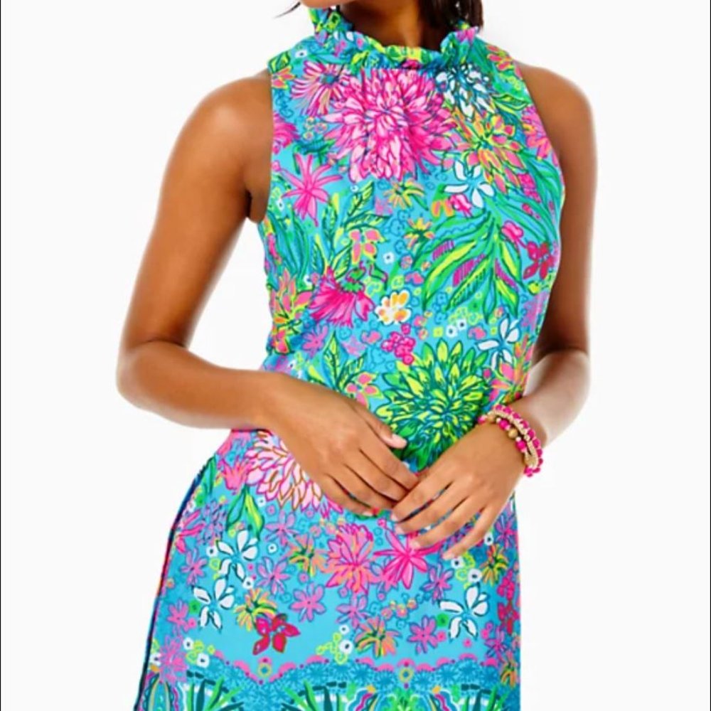 NWT Lilly Pulitzer Adalina Ruffle Romper Size 16